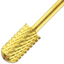 Pana Brand Professional GOLD XC (Extra Coarse) Smooth Round Top Large Dome Top Barrel Carbide Bit 3/32" Shank Size PANA