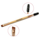 Wismee 6Pcs Eyebrow Brush Set Reusable Angled 2 in 1 Dual Ended For Eyebrow Lash Brush Spoolie Brush for Eye Brow Makeup Tool Kit (2 colors) Wismee