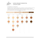 Glo Skin Beauty Satin Cream Foundation Makeup for Face, Natural Fair - Full Coverage, Semi Matte Finish, Conceal Blemishes & Even Skin Tone Infinity Warehouse