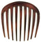 Camila Paris CP2431 French Hair Side Comb Small 3 inch Tortoise Shell, Flexible Durable Cellulose Hair Combs, Strong Hold Hair Clips for Women, No Slip Styling Girls Hair Accessories Made in France Camila