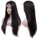 QTHAIR 14A Grade Brazilian Virgin Straight Human Hair Lace Frontal Wigs 4x4 Lace Closure Wigs(20") QTHAIR Store