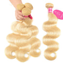9A Virgin Hair Bundles Sew in Hair Extensions 613 Body Wave Wavy 100% Unprocessed Brazilian Human Hair Weave Hair Weft Extensions for Women 300g 613 Color 12 12 12 YISEA Store