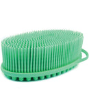Avilana Exfoliating Silicone Body Scrubber Easy to Clean, Lathers Well, Long Lasting, And More Hygienic Than Traditional Loofah (Green) Avilana