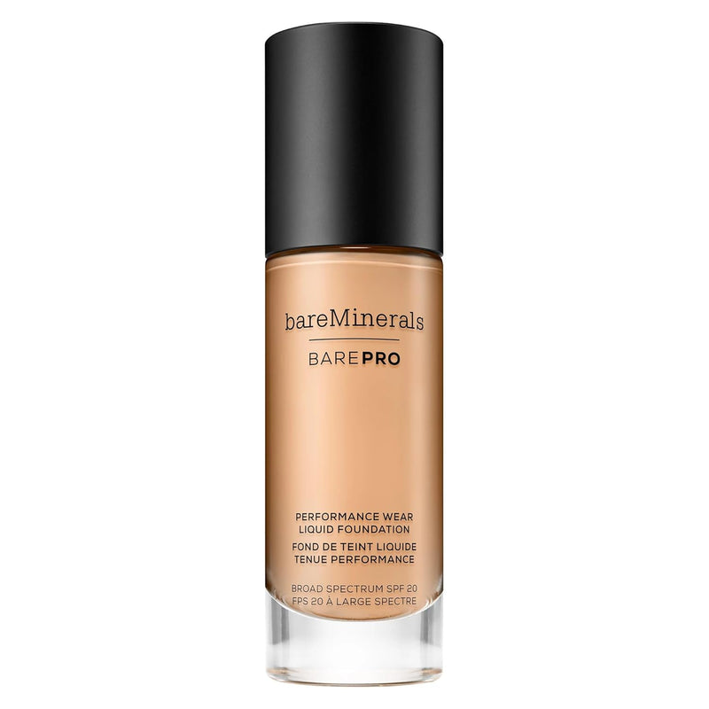bareMinerals Barepro Performance Wear Liquid Foundation SPF 20, Breathable Makeup for Face, Full Coverage, 24HR Wear, Natural Matte Finish, Vegan Infinity Warehouse