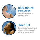 CeraVe Tinted Sunscreen with SPF 30 | Hydrating Mineral Sunscreen With Zinc Oxide & Titanium Dioxide | Sheer Tint for Healthy Glow | 1.7 Fluid Ounce CeraVe