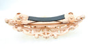 Faship Gorgeous Clear Crystal Floral Hair Barrette Clip Faship