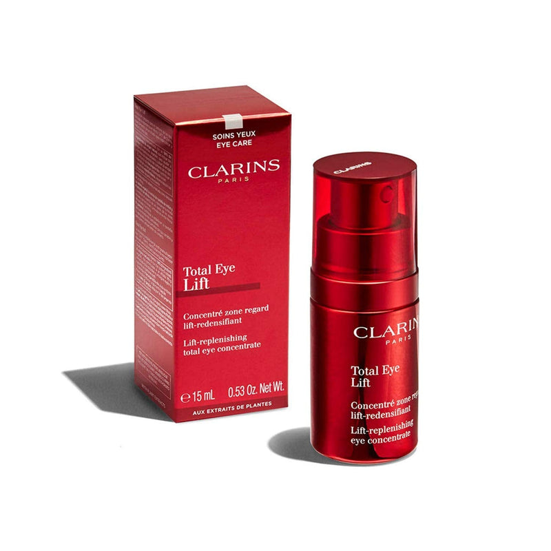 Clarins, Total Lift LiftReplenishing Total Ounce, clear, A high-performance lifting eye concentrate, 0.5 Fl Oz Clarins