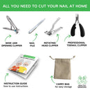 Healthy Seniors Complete Nail and Toenail Clipper Set - Designed for Thick Nails. Perfect for Diabetics or People Suffering from Arthritis Healthy Seniors