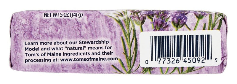Tom's of Maine Natural Beauty Bar Soap With Raw Shea Butter, Lavender Tea Tree, 5 Ounce, 6 Count Tom's of Maine Natural Beauty Bar Soap With Raw Shea Butter, Lavender Tea Tree, 5 Ounce, 6 Count Infinity Warehouse