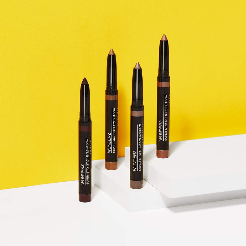 WUNDER2 Super-Stay Stick Eyeshadow Makeup Pencil, Sandstorm, Cruelty-Free Wunder2