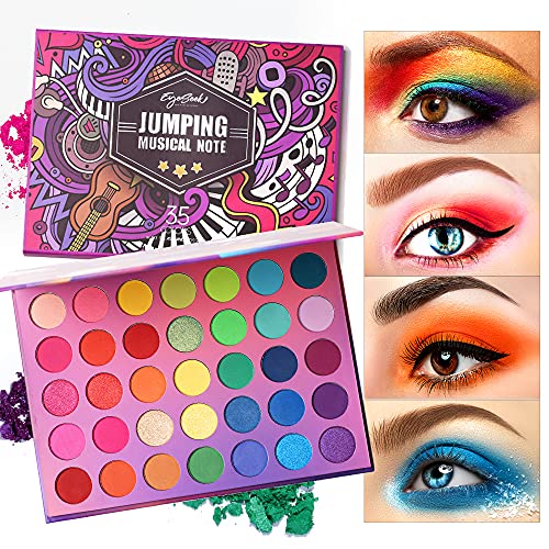 EYESEEK Colorful Eyeshadow Palette High Pigmented Makeup Palette Matte And Shimmer Glitter Eyeshadow Waterproof Long Lasting Eye Shadow Palette EYESEEK