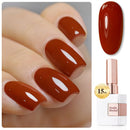 Double Rhythm 0.5 Oz Gel Nail Polish Neutral Natural Same Color Same Bottle Translucent Light Milky Pastel 15ML Manicure French Design Art DIY at Home (Pearl Green-B1146) Infinity Warehouse