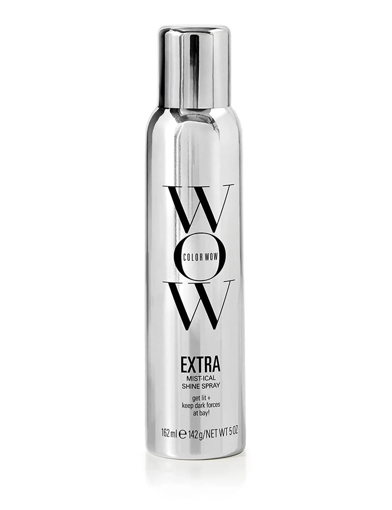 COLOR WOW Extra Mist-Ical Shine Spray - Add Lightweight Gloss & Shine to Dull, Dry Hair with Botanical Shine Source Mullein Beauty Coquette