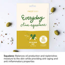 Everyday Olive Squalane Skin Balancing Mask With No Harsh Chemicals - Balancing, Rejuvenating, and Moisturizing (Pack of 10) FACETORY