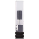 PANA Professional 3/32" Shank Size - Flat Top Large Barrel Silver Carbide Bit - Nail Drill Bit for Dremel Machine (Silver, Gold, DLC Black) (Medium, DLC Black) PANA