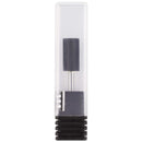 PANA Professional 3/32" Shank Size - Flat Top Large Barrel Silver Carbide Bit - Nail Drill Bit for Dremel Machine (Silver, Gold, DLC Black) (Medium, DLC Black) PANA