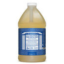 Dr. Bronner’s - Pure-Castile Liquid Soap (Peppermint, 64 ounce) - Made with Organic Oils, 18-in-1 Uses: Face, Body, Hair, Laundry, Pets and Dishes, Concentrated, Vegan, Non-GMO Dr. Bronner's
