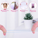 Toddlers Hair Ties for Kids Girls Baby Elastic Mini Hair Bands 1800pcs No Damage Hair Rubber Bands Multi Candy&Deep Color Hair Holder (Jelly colors + Deep colors) Extrapins