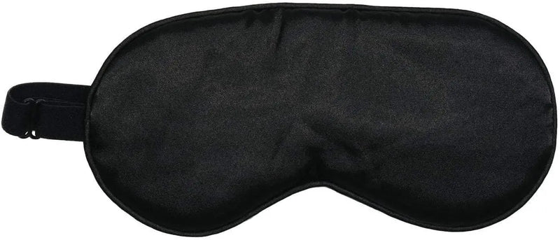 Kitsch Satin Sleep Mask, Softer Than Silk, Adjustable Eye Mask for Sleeping, Satin Blindfold (Black) Kitsch