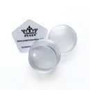 PUEEN 3.5cm Upgraded HD Chunky Clear Transparent Soft Stamper and Scraper Set - Nail Art - Stamping Tools - Clear - BH000706 PUEEN