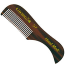 Giorgio G57 Extra Small 2.75 Inch Men's Fine Toothed Beard and Mustache Comb for Facial Hair Grooming and Styling. Wallet Pocket Comb Handmade of Quality Durable Cellulose, Saw-Cut and Hand Polished GIORGIO