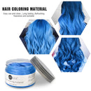 VOLLUCK 6 Colors Temporary Hair Coloring Wax - Purple Green Grey Gold Pink Blue Hair Dye - Natural Matte Hairstyle Fashion DIY Hair for Party, Cosplay, Meeting, Bar VOLLUCK