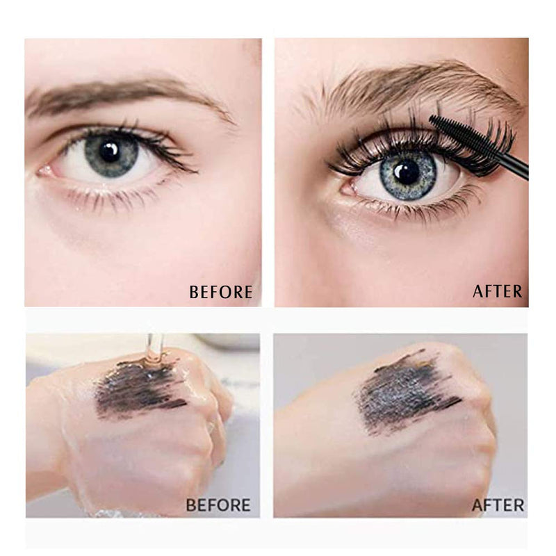 NaSeny 4D Silk Fiber Lash Mascara - 2 in 1 Thrive Liquid Lash Extension Mascara Waterproof Black Mascara Christmas gifts for women NaSeny