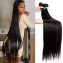 10A Human Hair Straight Bundles Brazilian Virgin Straight Hair 4 Bundles 100% Unprocessed Weave Hair Human Bundles (28 28 28 28) JARAMA