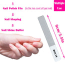 Nail Polish Remover Wipes, MIILYE Individual Fingernail Gel Nail Polish Remover Pads Soak off Aluminum Foil Wraps,1x Nail File +1x Scraper Stick Included (100 Pads) MIILYE Store
