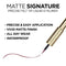 L'Oreal Paris Makeup Matte Signature Liquid Dip Eyeliner, Waterproof, Precise and Easy Application, All Day Wear, Vivid Matte Finish, Burgundy, 0.07 fl; Oz. L'Oreal Paris