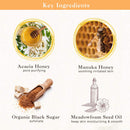 SKINFOOD Honey Sugar Food Mask 120g (4.23 oz.) - Nourishing & Firming Skin Exfoliator Wash-off Mask with Melting Sugar, Healthy and Smooth Skin, Shower-Proof Texture, Skin Safety Tested SKIN FOOD since 1957 Store