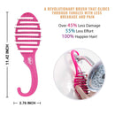 Wet Brush Hair Brush Shower Detangler - Pink Glitter - Exclusive Ultra-soft IntelliFlex Bristles - Minimizes Pain And Protects Against Split Ends And Breakage - For Women, Men, Wet And Dry Hair Wet Brush