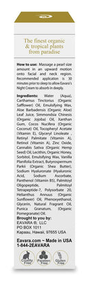 Organic Retinol Night Cream - Anti Aging Face Cream - Natural Anti Wrinkle Skin Care with Shea Butter, Aloe Vera, Honey, Jojoba Oil and Hyaluronic Acid Eavara Store