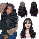 Healthair Lace Front Wigs Human Hair Body Wave Lace Front Human Hair Wigs Pre Plucked 4X4 Closure Lace Front Wigs with Baby Hairs (30", Body Wave Closure Wig) Healthair Store