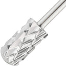 USA Pana 3/32" Safety Nail Carbide - Smooth Round Top Large Barrel Head for Electric Dremel Drill Machine - Grit Size: (5XC to Extra Fine) (5X Coarse, Large Barrel - Silver) PANA