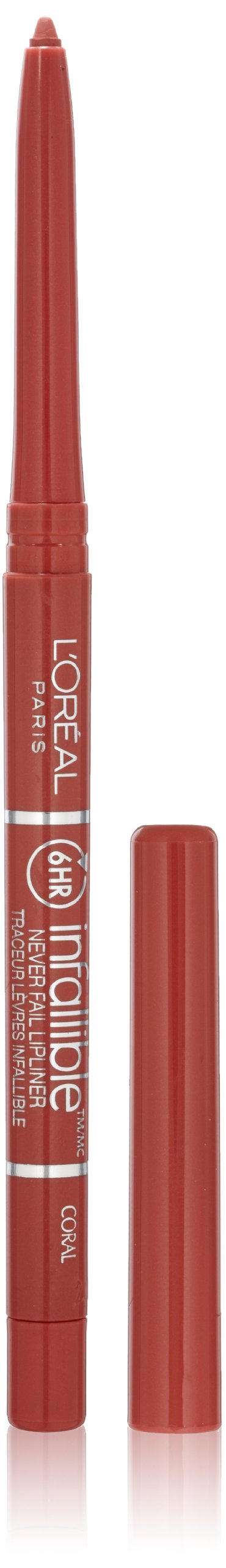 L'Oréal Paris Colour Riche Never Fail Lip Liner, Coral, 0.009 oz. L'Oreal Paris