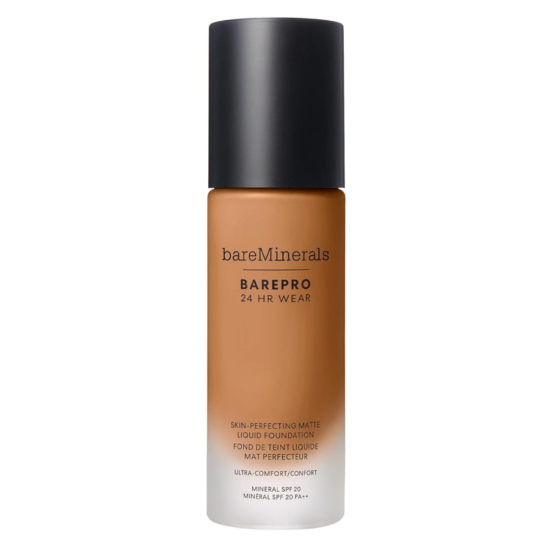 bareMinerals Barepro Performance Wear Liquid Foundation SPF 20, Breathable Makeup for Face, Full Coverage, 24HR Wear, Natural Matte Finish, Vegan Infinity Warehouse