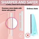 Eyebrow Razor For Women Dermaplaning Tool Facial Razor For Women Face Peach Fuzz Facial Hair Fuzz On Face Upper Lip Eyebrow Trimmer Shaper Shaver Safty And Portable With Precision Cover 3 Razors USonline911