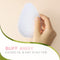 [10 Pack] Eco Friendly Buff Puff Facial Sponges for Cleansing and Exfoliating - Facial Exfoliator Made From Recycled Materials - Natural Facial Scrubber to Perfect Your Skincare Routine - Made In USA IMPRESA