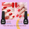 MILD EAST Gel Nail Polish Kit, 6 Colors Nude Pink Gel Nail Polish UV Gel Glitter Nail Polish with Acrylic Powder, Glossy/Matte Nail Polish Gift Set for Women MILD EAST