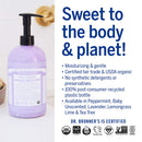 Dr. Bronner’s - Organic Sugar Soap (Lavender, 24 Ounce) - Made with Organic Oils, Sugar and Shikakai Powder, 4-in-1 Uses: Hands, Body, Face and Hair, Cleanses, Moisturizes and Nourishes, Vegan Dr. Bronner's