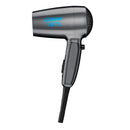 Conair Travel Hair Dryer with Dual Voltage, 1875W Compact Blow Dryer with Folding Handle, Gray Infinity Warehouse