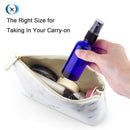 2oz Small Fine Mist Spray Bottles For Essential Oils, Blue Glass Spray Bottle 3 Pack Hydior