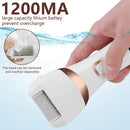 Electric Foot Callus Remover Kit, Elmchee Rechargeable callous removers 3 Grinding Heads Portable Waterproof foot file, Professional Pedicure Tools Feet Care for Dead, Hard Cracked Dry Skin Elmchee