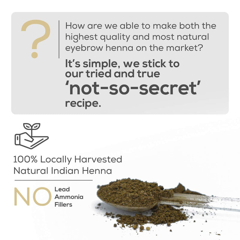 Parallel Products Eyebrow Henna Kit - Henna For Brow Tinting (Dark Brown) PARALLEL PRODUCTS