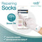 Epielle Intensive Repairing Masks for Hand and Foot (Glove & Socks-12pk) Dry Hand, Dry & Cracked Heel to toe Spa Masks Coconut Oil + Milk Extract + Hyaluronic Acid | Gift set for women, Spa Gift for women Epielle