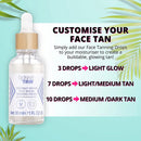 Skinny Tan Coconut Water Face Serum Self Tanning Drops | For a Beautifully Radiant Customized Complexion, 1.0 oz. SKINNYTAN