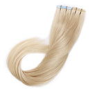 S-noilite Rooted Tape in Hair Extensions Human Hair Tape in Human Hair Seamless Skin Weft Invisible Double Sides Tape Glue in Hair Silky Straight 20Pcs 60g(22 Inch