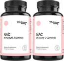Wholesome Story NAC Supplement N Acetyl Cysteine 600 mg | Liver, Lung & Fertility Support | 120 Capsules | 120 Serving Supply (Pack of 2) Infinity Warehouse