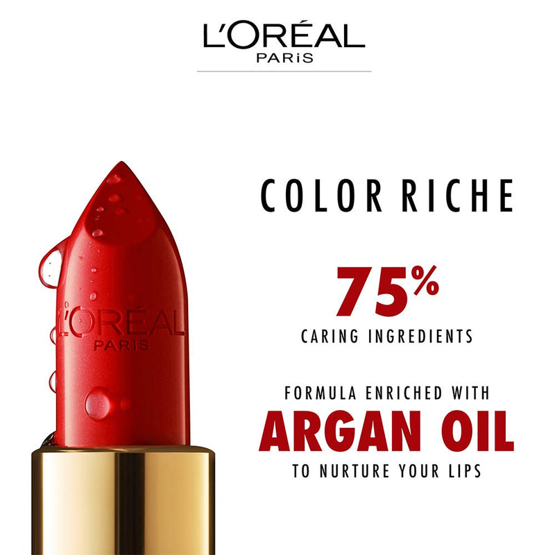 L'Oreal Paris Makeup Colour Riche Original Creamy Hydrating Satin Lipstick, 755 Spiced Cider, 1 Count L'Oreal Paris